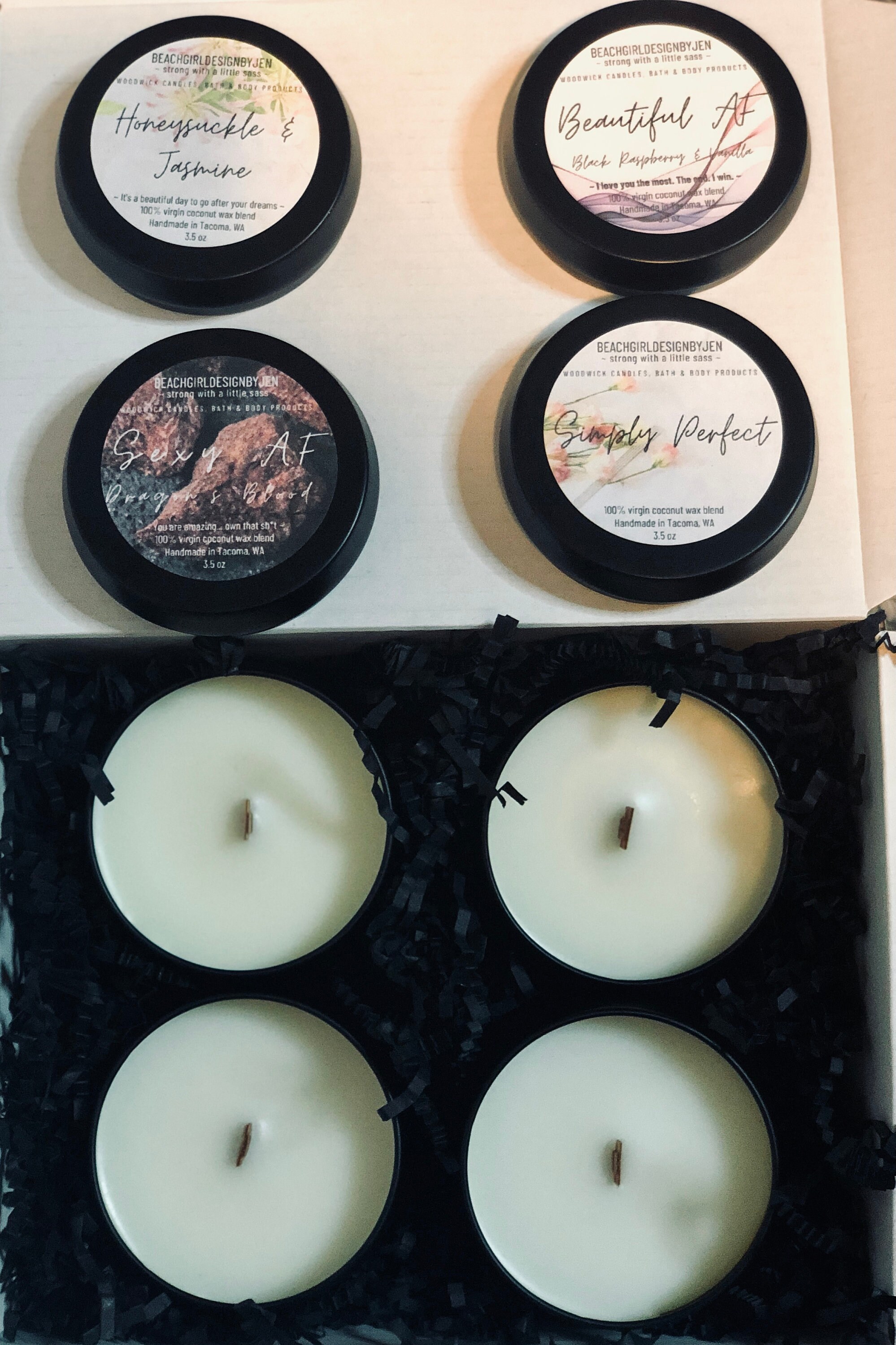 Gift Set WoodWick Candles Sampler Gift Box WoodWick Candle Etsy