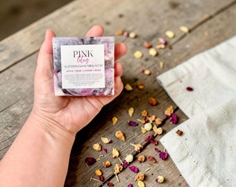 Pink Lotus Goat Milk Soap – Fruity Floral Bar – Spring Artisan Soap – Feminine Clean Scent