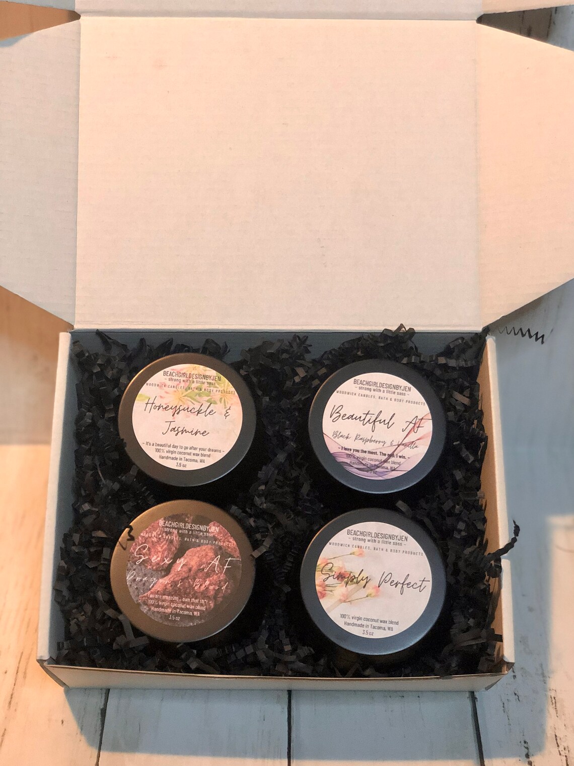 Gift Set WoodWick Candles Sampler Gift Box WoodWick Candle Etsy