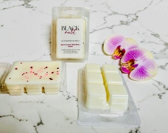 Black Merlot Soy Wax Melts | Hand-Poured | Luxe Home Fragrance