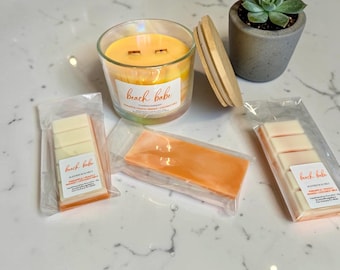Beach Babe Soy Wax Melt Bar – Tropical Mango Coconut Milk Fragrance