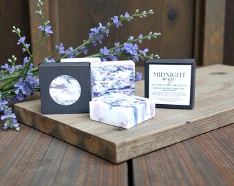 Midnight Onyx Goat Milk Soap –Masculine Artisan Soap– Spring