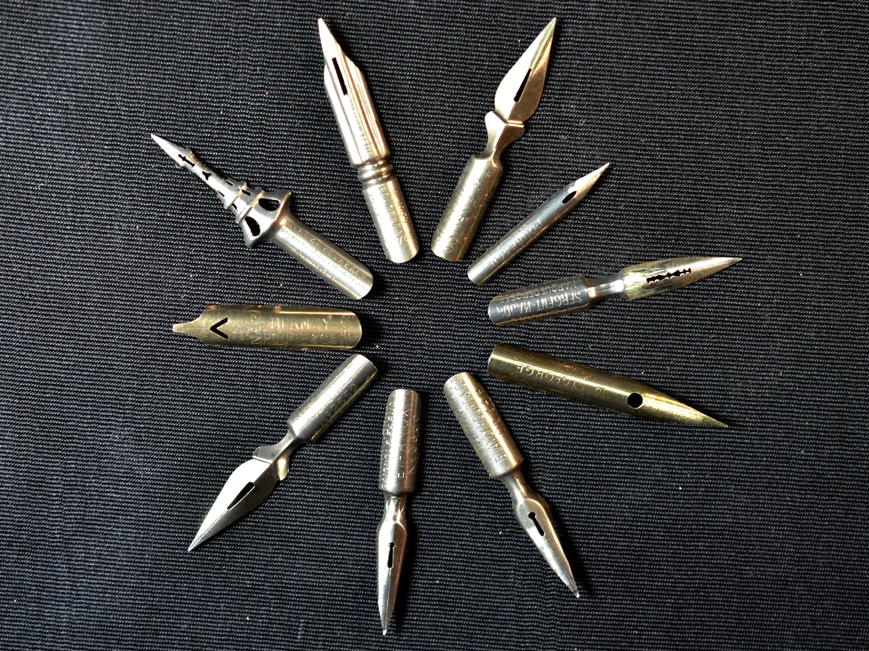 Baionnette ビンテージ ニブ　アングレーズ 8本セット Blanzy nibs - Etsy 日本