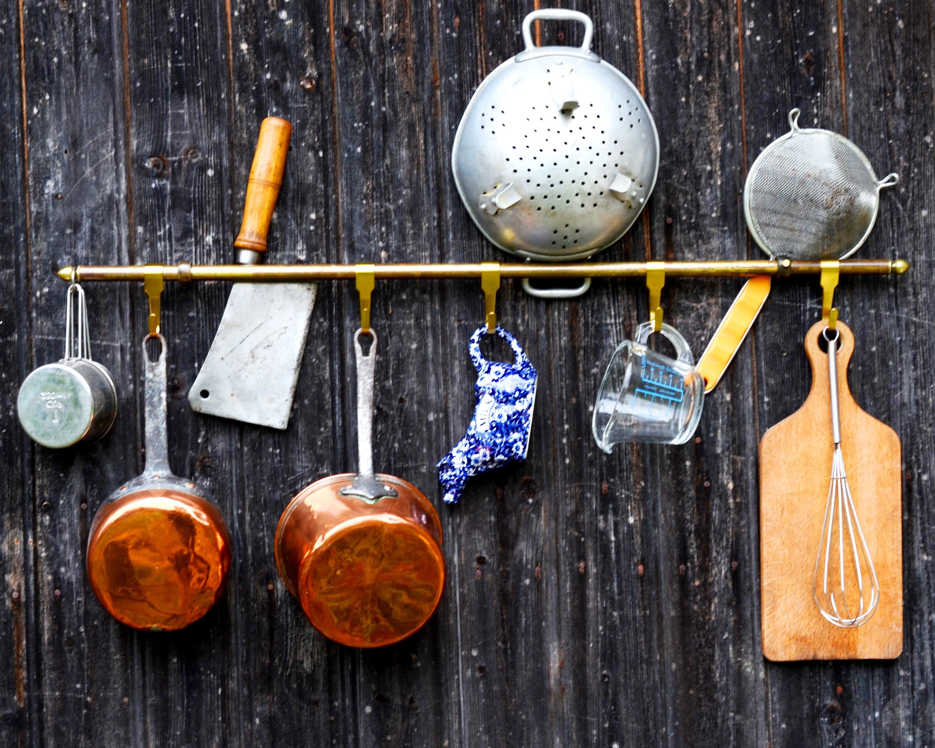 Brass pot rack rail Etsy México
