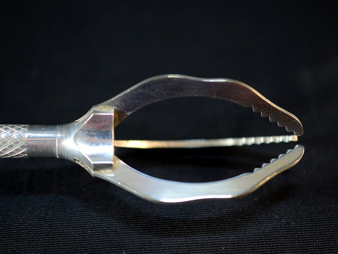 8 Long Silver Plated Vintage Ice Cube Tongs French Etsy