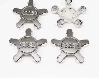 Audi 135 mm / 59 mm Gris – 4 tapacubos centrales 4F0601165N