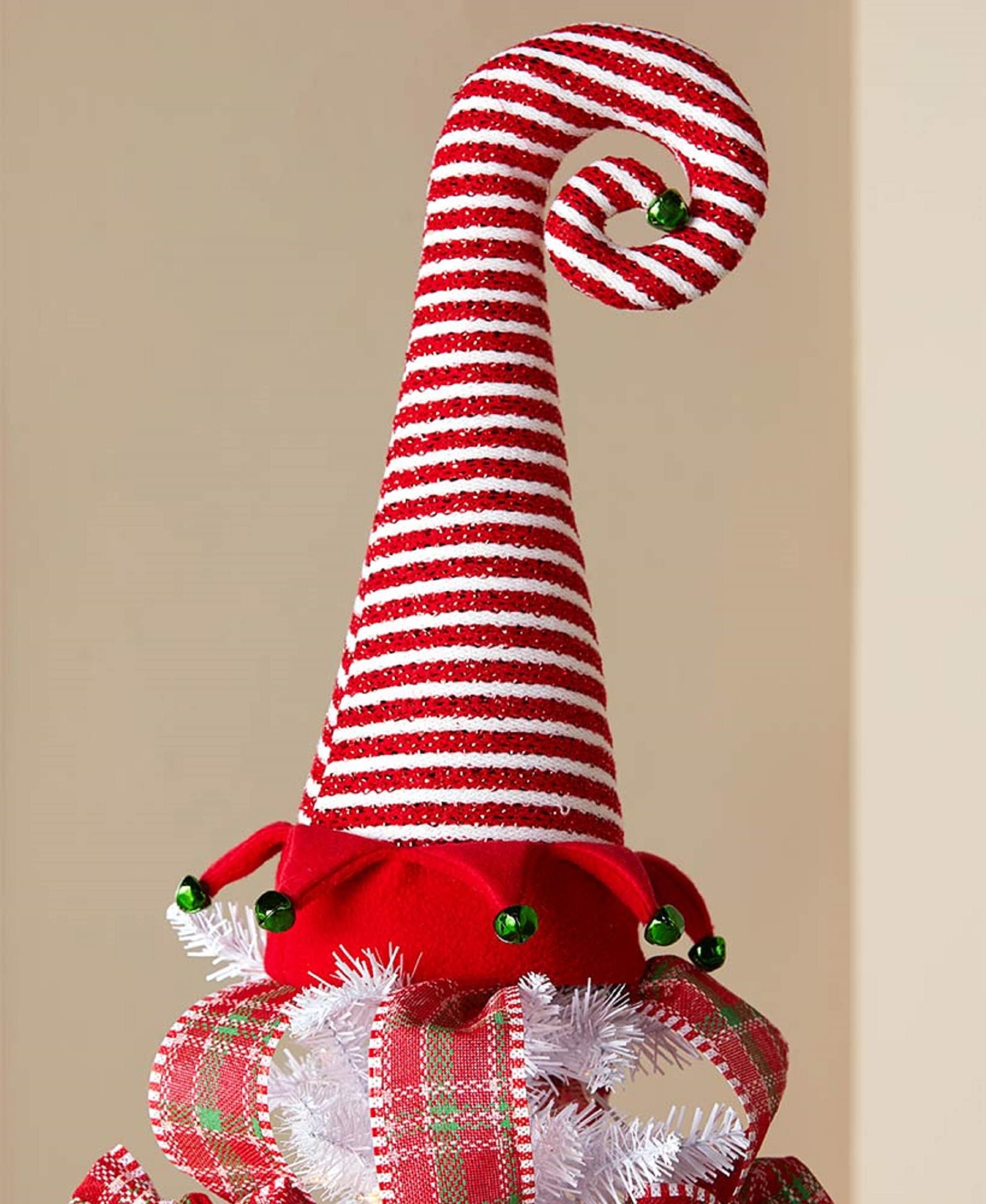 Christmas Tree Tree Topper Elf Top Hat Decorative Tree Toppers  Etsy