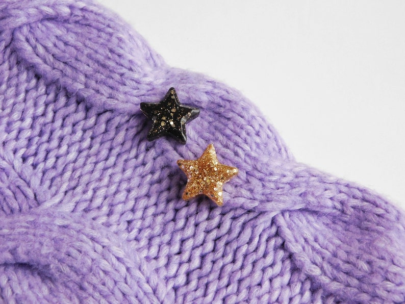 Pin's étoile à Paillettes en Résine pour Femme, Broche et Badge à offrir image 10