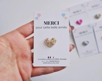 Spilla A Cuore Rosso Con Scritta 'Con Amore' - Regalo Per San Valentino, Festa Della Mamma E Compleanni - Foto 14