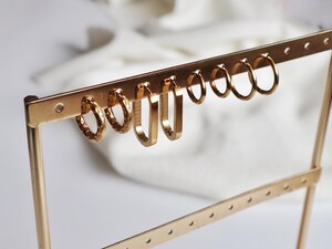100 Anneaux Créoles En Acier Inoxydable – Pour Fabriquer Des Boucles D'oreilles DIY – Finition Lisse