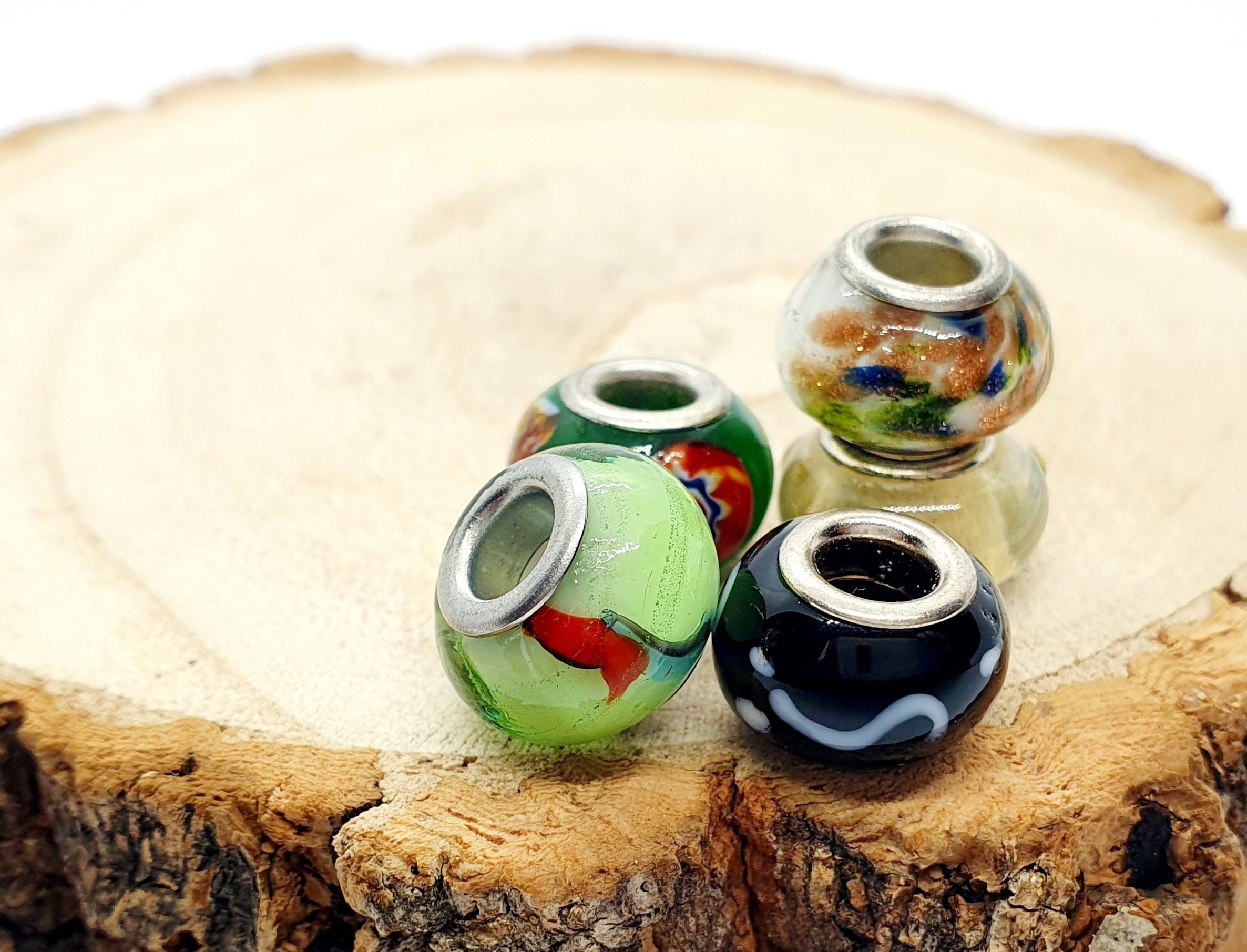 Murano Glass Beads Charms Selection