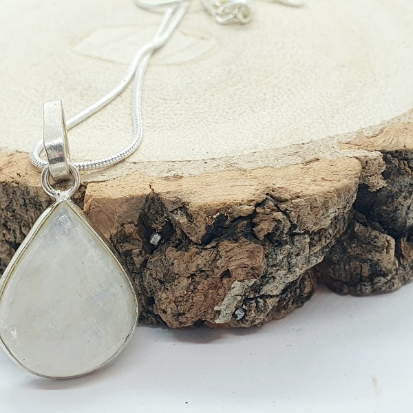 Teardrop Moonstone Necklace