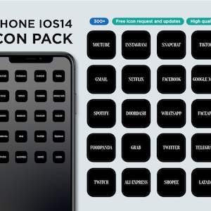 Vogue Blanco en Negro iOS14 Icon Pack