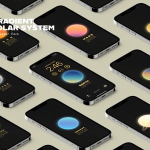 Cosmic Mobile Wallpaper Pack - Explore the Universe with High-Quality Aesthetic Designs for Your Phone Backgrounds, 4K gradient wallpaper