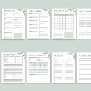 Printable Life Planner Bundle Printable Home Management - Etsy Australia