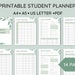 Printable Student Planner, Academic Planner, University Organiser ...