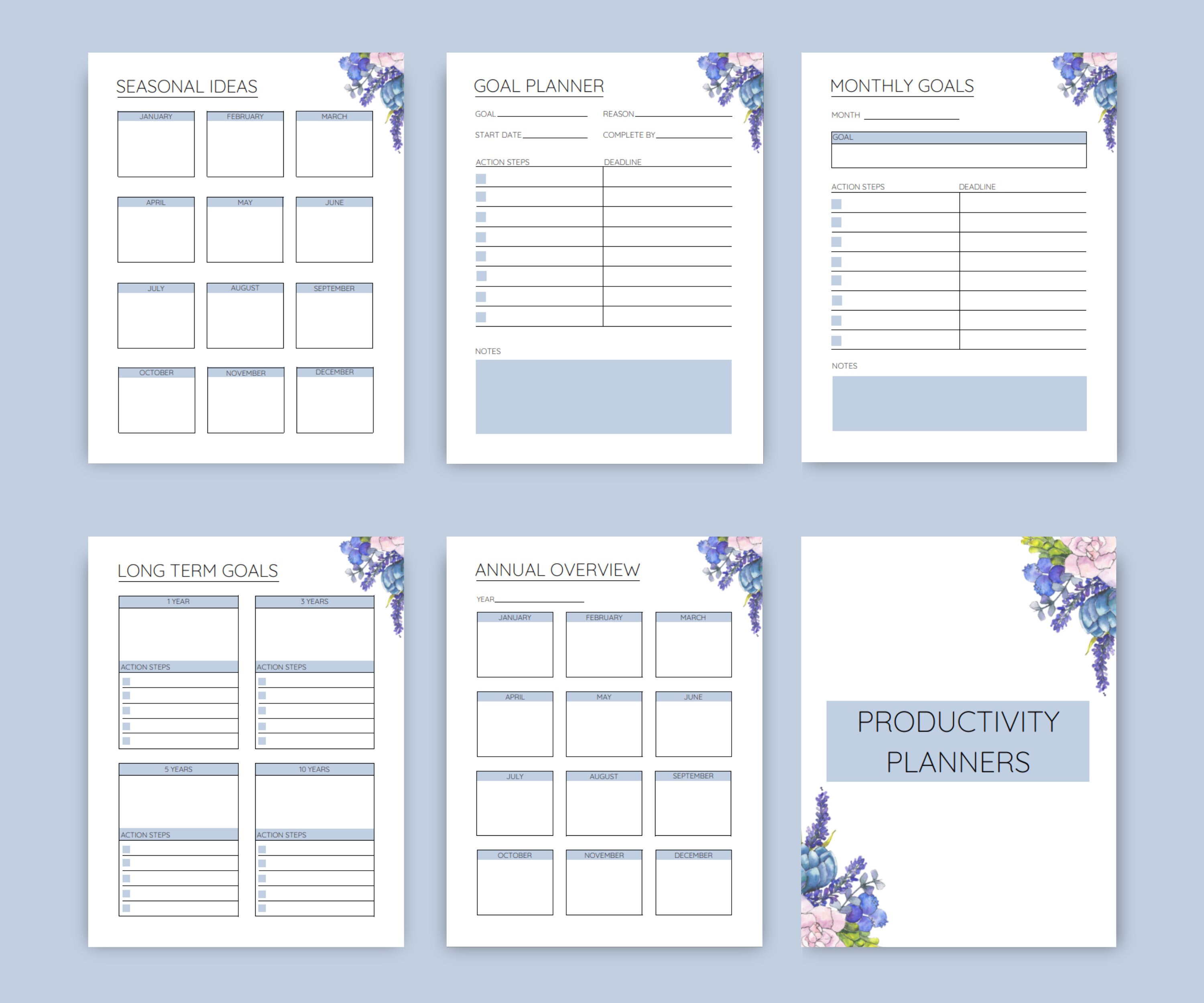 Printable Small Business Planner Bundle, Entrepreneur Planner Templates ...