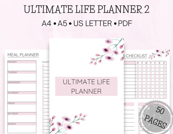 Printable Life Planner Bundle Printable Home Management - Etsy