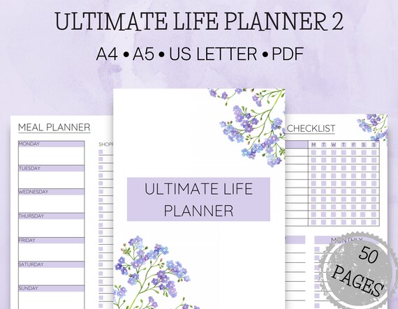 Printable Life Planner Bundle Printable Home Management - Etsy