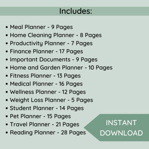Printable Life Planner Bundle Printable Home Management - Etsy Australia