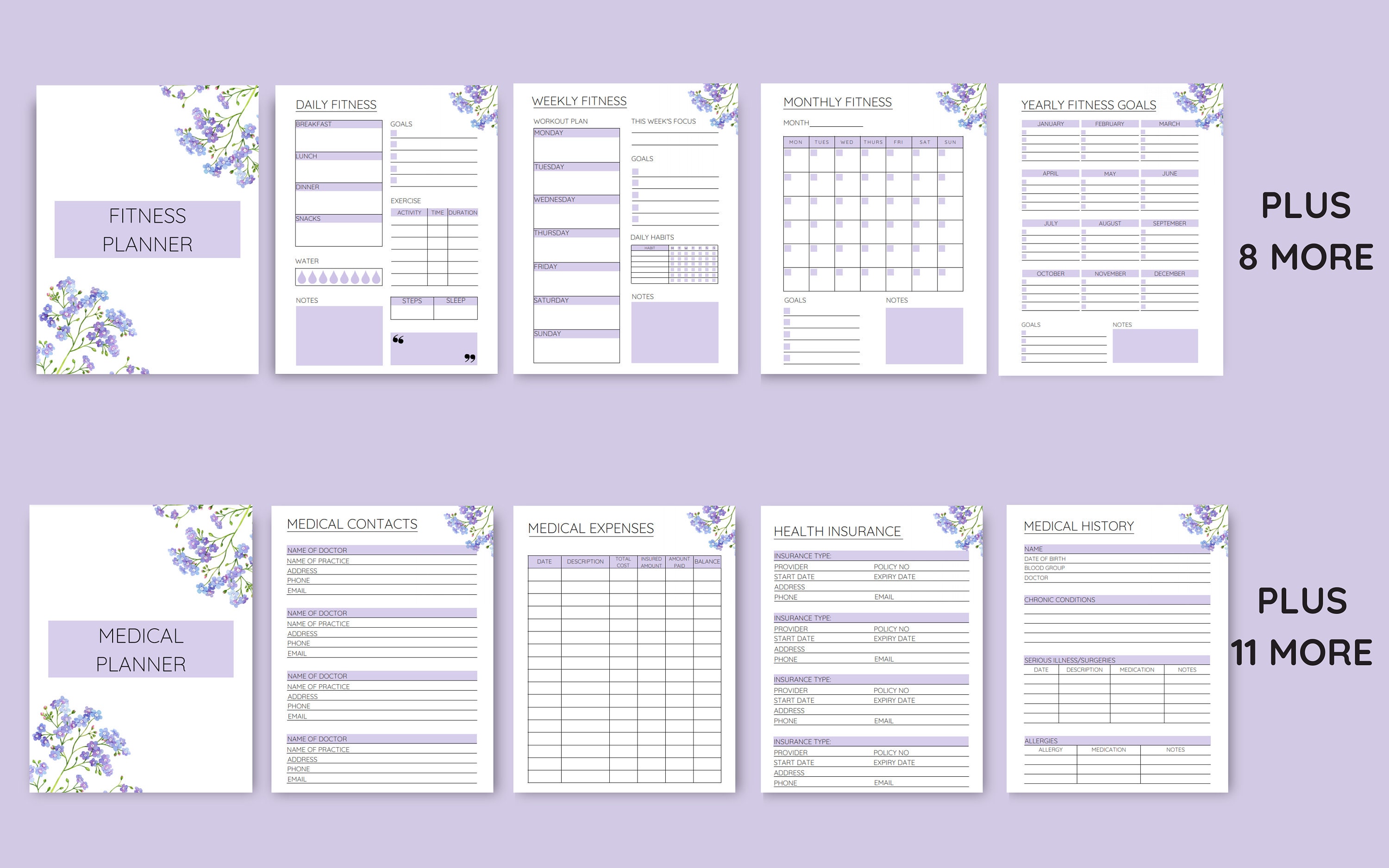 Printable Home Management Binder Printable Life Planner - Etsy Australia