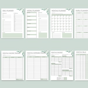 Printable Life Planner Bundle Printable Home Management - Etsy Australia