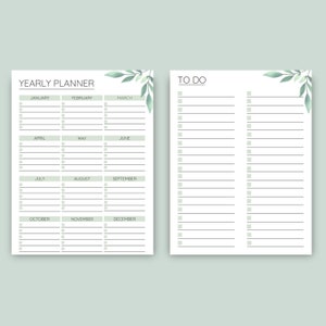Printable Productivity Planner Bundle Daily Planner Weekly - Etsy