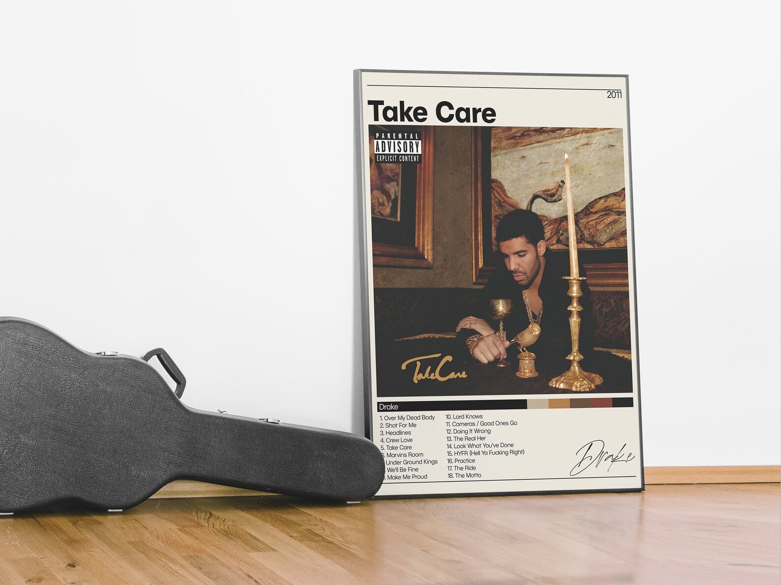 Drake Posters / Take Care Poster / Take Care Tracklist