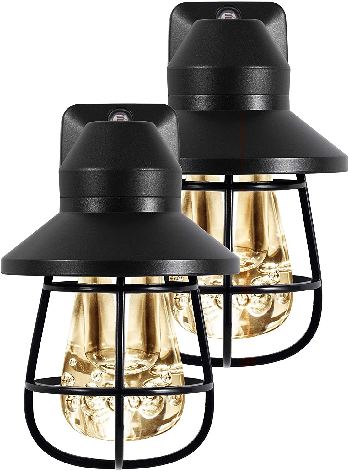 Vintage LED Night Light 2 Pack Plugin DusktoDawn Etsy