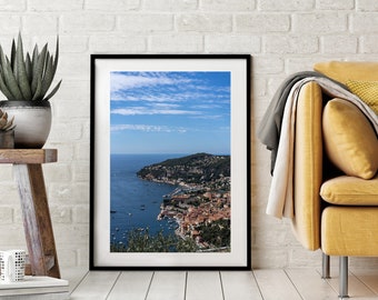 Villefranche-sur-Mer, French Riviera, France, Colour Photograph, Seascape, Fine Art Photograph, Large Wall Art, Fine Art Print