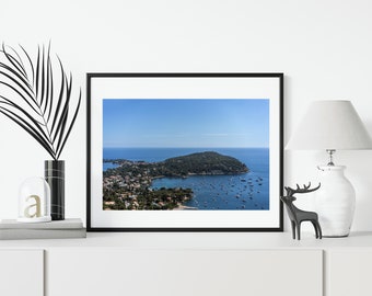 French Riviera, Saint-Jean-Cap-Ferrat, France, Colour Photograph, Seascape, Fine Art Photograph, Large Wall Art, Fine Art Print