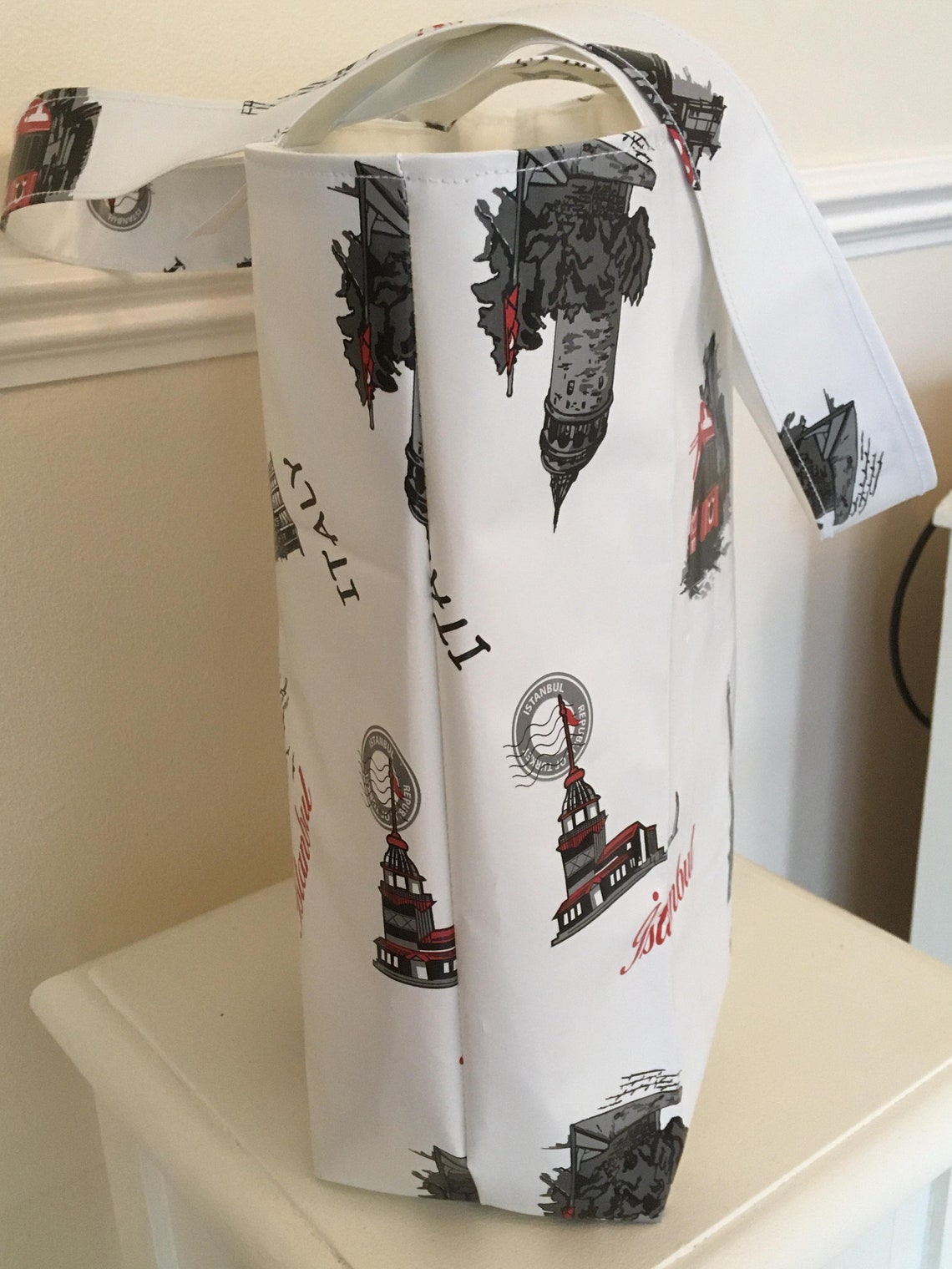 Oil Cloth Tote Bag Etsy