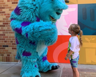 Monsters Inc Sully Inspired biker short Disney lié Disney World Pixar