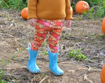 Pumpkin Print Leggings