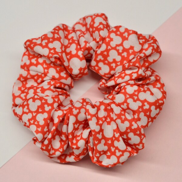 Red Mickey inspired Oversized Scrunchie Disney trip disney Bound Disney Parks