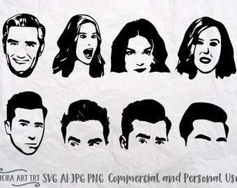 Download Art Collectibles Clip Art Schitts Creek Svg Johnny And Moira And David And Alexis
