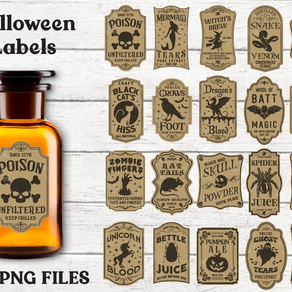 Halloween Potion Label SVG, Halloween SVG, Halloween Labels SVG, Halloween Bottle svg, Apothecary Labels, Halloween  Potion svg, Wizard svg