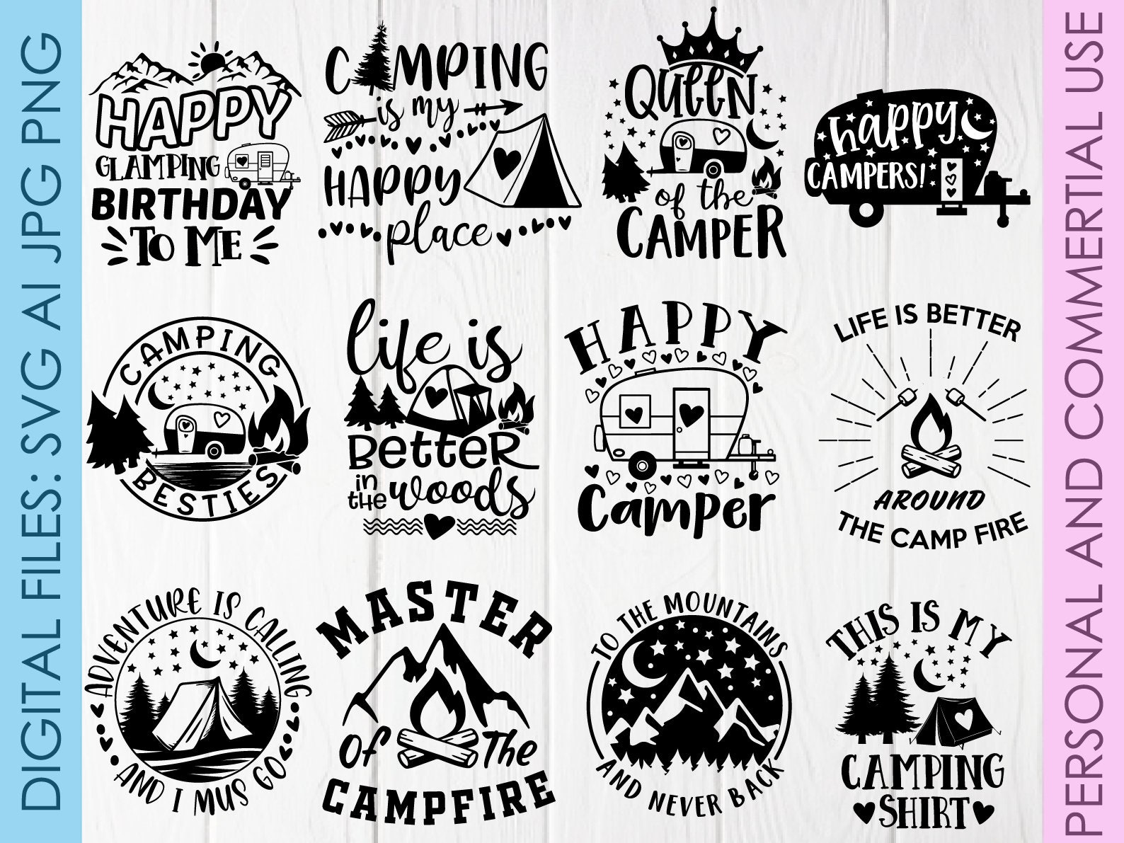 Free Free Camping Svg Bundle 619 SVG PNG EPS DXF File