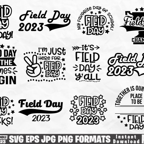 Groovy Field Day Svg Field Day 2023 Svg Let the Game Begin Etsy Hong Kong