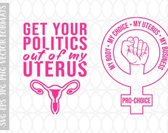 Pro Roe SVG Bundle, Uterus SVG, Pro Choice SVG Cut File, Roe V Wade Svg, Pro Roe Png, Protect Roe Svg, Reproductive Rights Svg, Roe V Wade