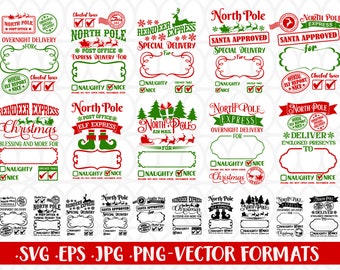 Christmas Santa Sack bundle, svg, Christmas Santa Bag SVG, Christmas Svg, Farmhouse Svg ,Farmhouse Christmas Sign Bundle, Santa svg