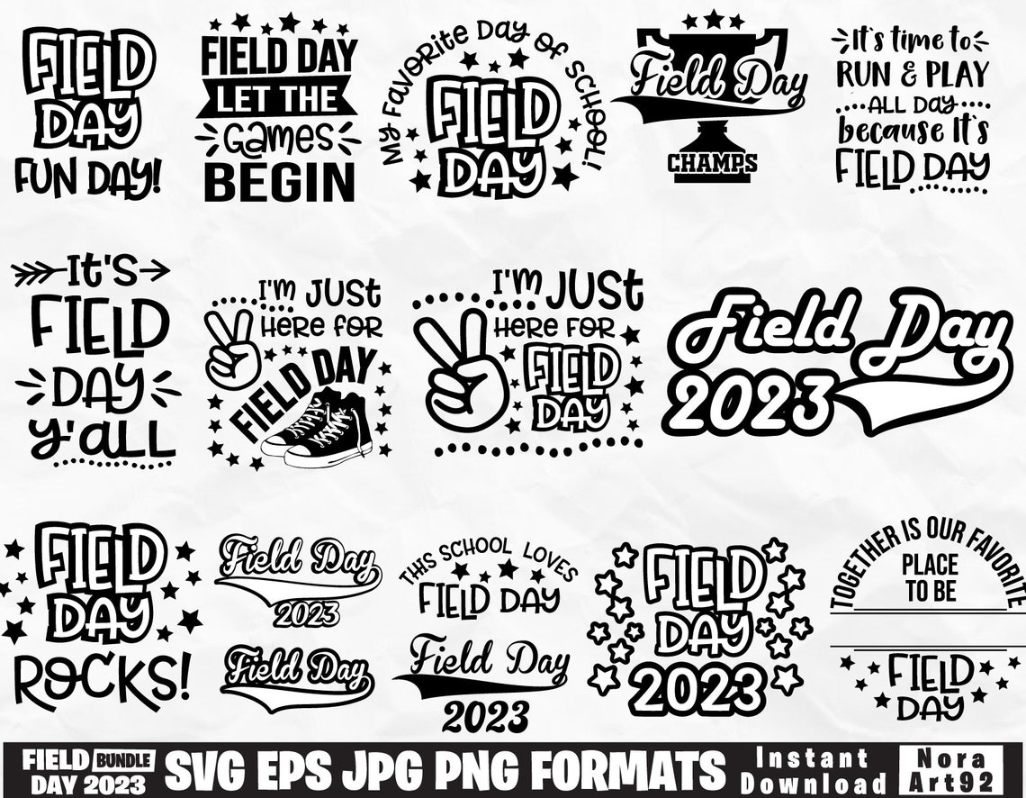 Field Day Svg Bundle Field Day 2023 Svg School Svg End of Etsy UK