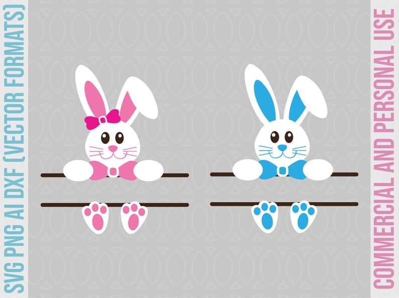 Free Free Split Bunny Svg Design 15 SVG PNG EPS DXF File