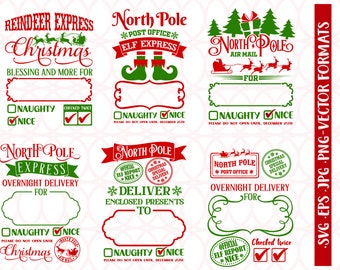 Christmas Santa Sack bundle, svg, Christmas Santa Bag SVG, Christmas Svg, Farmhouse Svg ,Farmhouse Christmas Sign Bundle, Santa svg