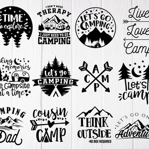 Camping Bundle Svg, Camper Svg, Happy Camper Svg, Camper Life Svg, Camping Svg, Camping Bundle, Camping Clipart, Adventure Svg, Instant Download