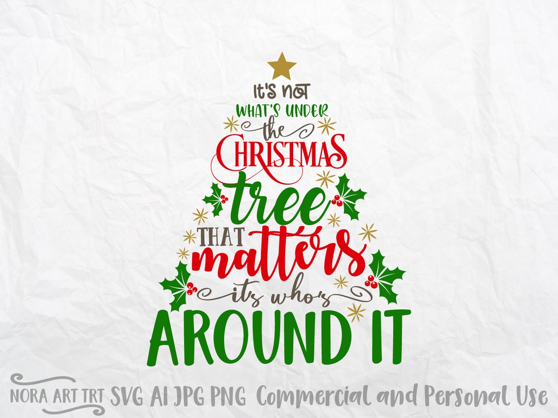 It's Not What's Under the Tree Ai Jpg Png and Jpg - Etsy