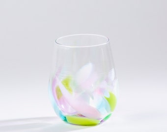 Verre à vin de printemps