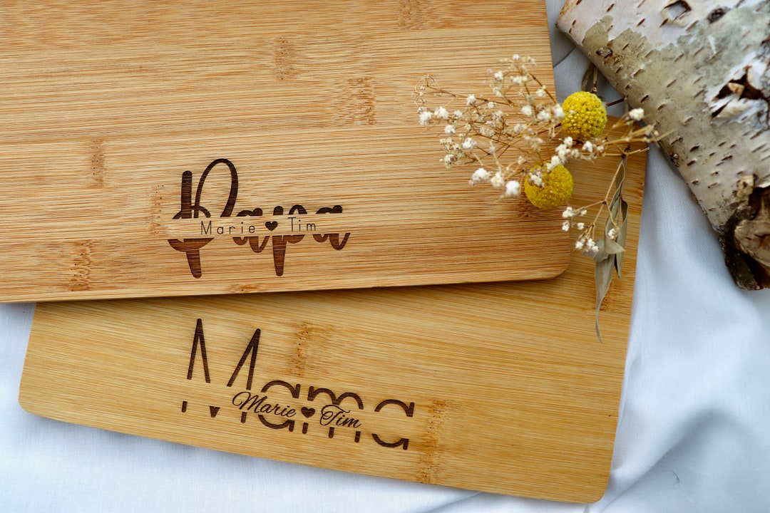 Cadeau Pour Mère - Planche à Découper En Bambou - Poème - Cadeau Pour La Fête Des Mères - Cadeau