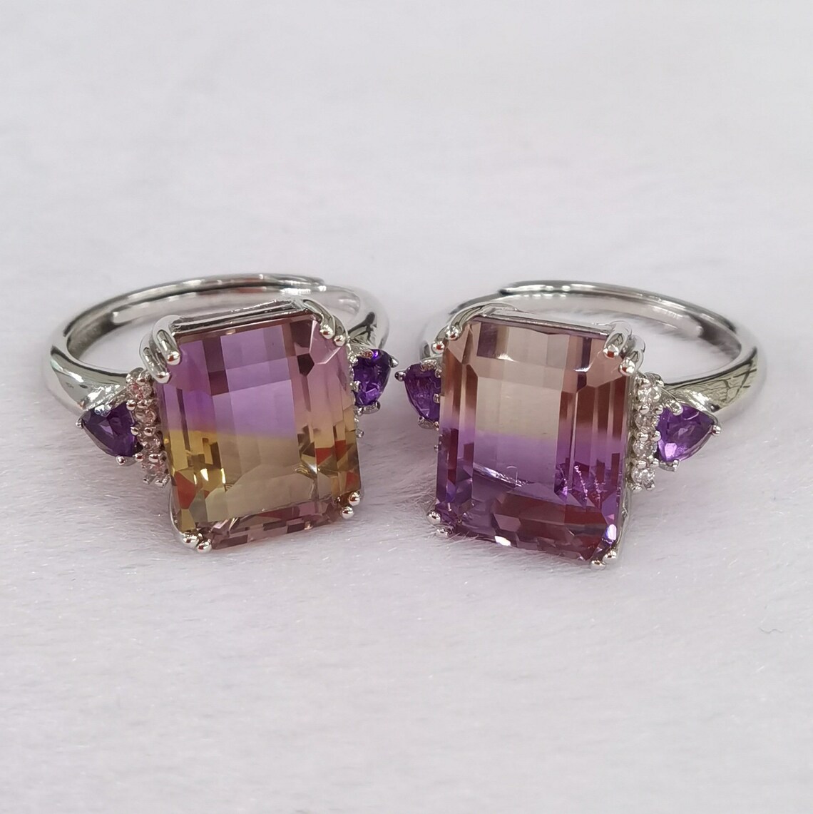 Beautiful Ametrine Ring in 925 Sterling Silver for Women Etsy