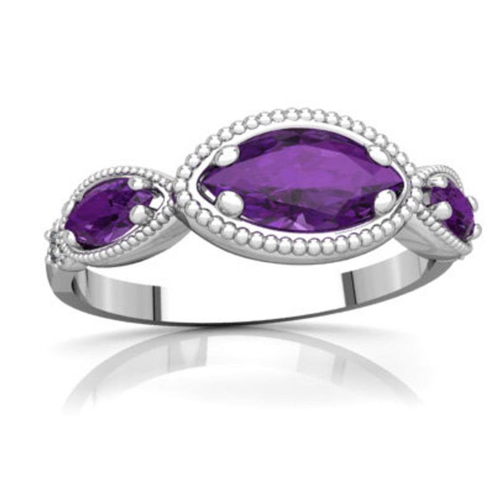 marquise cut amethyst wedding ring marquise cut amethyst wedding ring